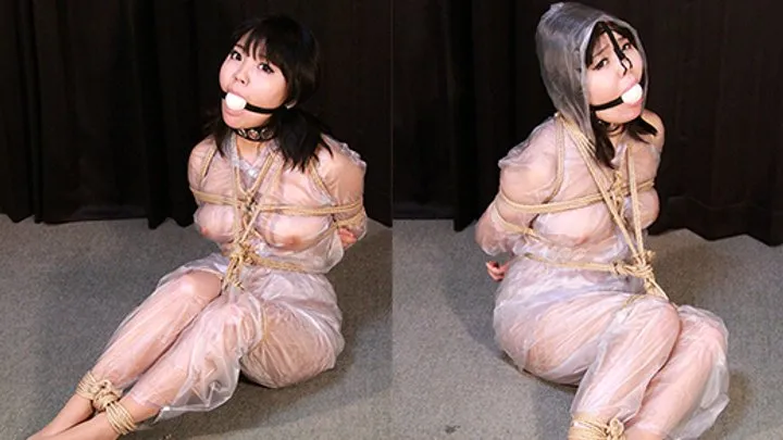 Tokyo Bondage Damsels - MN24 Japanese Girl Nene Bound and Gagged in Rainwear Part2 (HD)