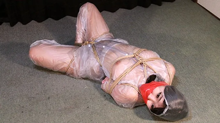 Tokyo Bondage Damsels - MN27 Japanese Girl Nene Bound and Gagged in Rainwear Part5 (HD)