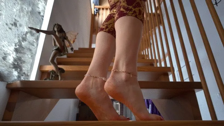Top Quality - Jinx Wants You To Worship Her Feet After Foot Gymnastics On The Stairs - Full