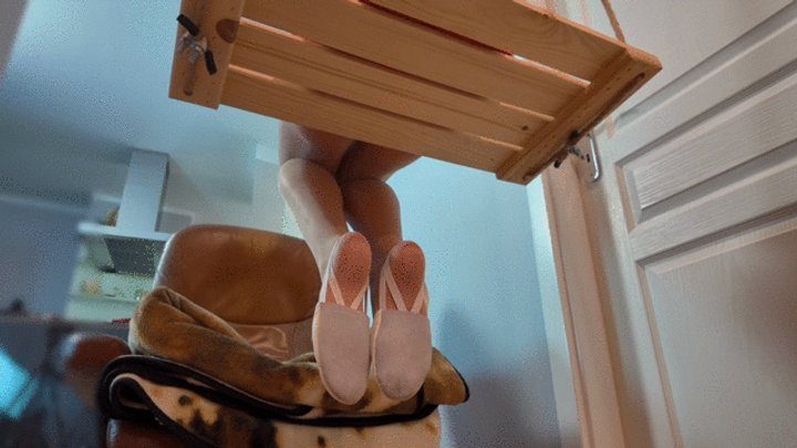 Hd Polish Mistress - Ruslana In Red Dress Sits On A Swing And Massages Doctor Strange’s Dick - Tan Pantyhose And Semi Ballet - Full - 4K