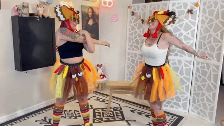 Foxxy Feet - Turkey Trot FOOT WORSHIP Secret - SCARLETT PEACH & BABZ HIDEF MOV