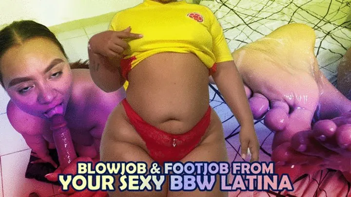 Foot Fetish Latinas - Blowjob & footjob from your sexy bbw latina - Holly