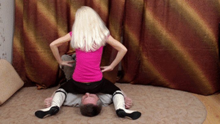 Furious Girls - Young Mistress docks ass with submissive boyfriend`s face, vd089h 720p