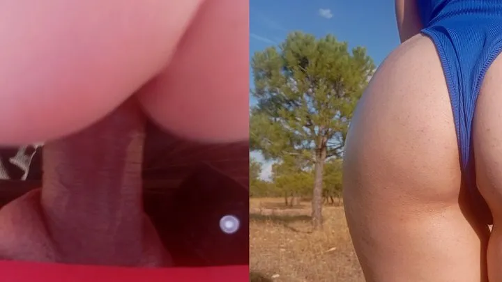 Farting Sniffer - Outdoor Farting while Anal Fuck , Blowjob and Cum on my Ass