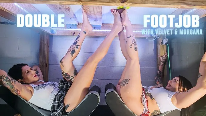 Cock Box Productions - Double Footjob With Velvet & Morgana UHD