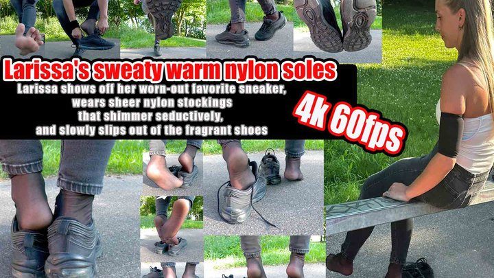 Vr Feet Clips - Eating Girls Clips - 4k 60FPS | Larissa's Stinky Sneakers, let yourself be enchanted by her worn-out favorite sneakers and her wafer-thin, sweat-soaked nylon feet!