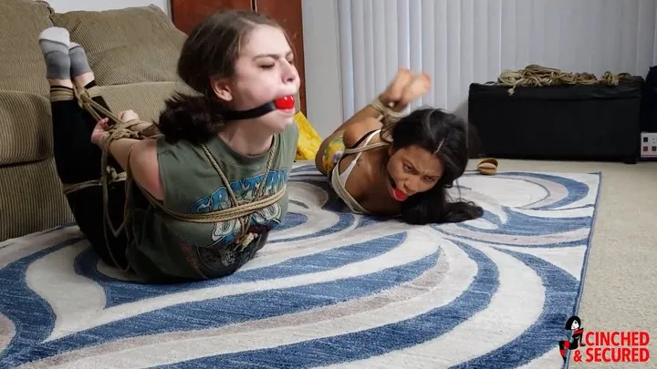 Cinched And Secured - Jeanette & Yoko - Magic Spells Leave Them Bound and Helpless! (MP4 Format)