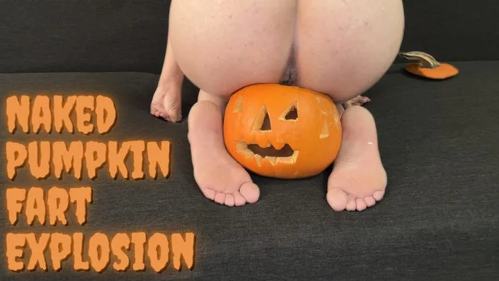 Gassy Kat - Naked Pumpkin Fart Explosion – Halloween Gas Bomb Fetish
