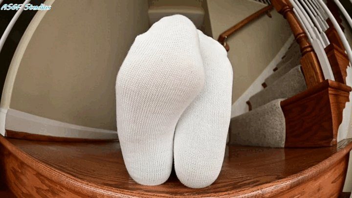Amateur Soles Giantess And Footjobs - Super Model Diva thick sock sole tease! Part 2! - MP4