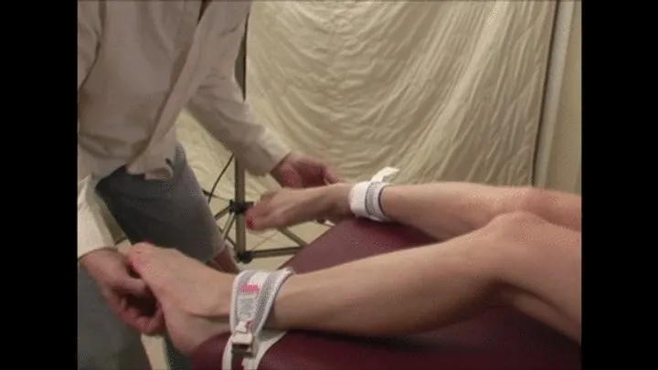 Tied Up Tickling Clip Store - Dr Tickler Ties Up Cassie On Massage Table And Tickles Her! (2nd half mp4)