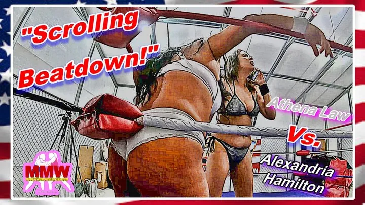 Modest Moms Wrestling - Scrolling Beating!