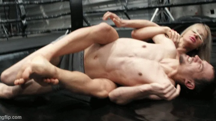 Domination Divas - Pamela Strong Dominates Male Challenger! mp4
