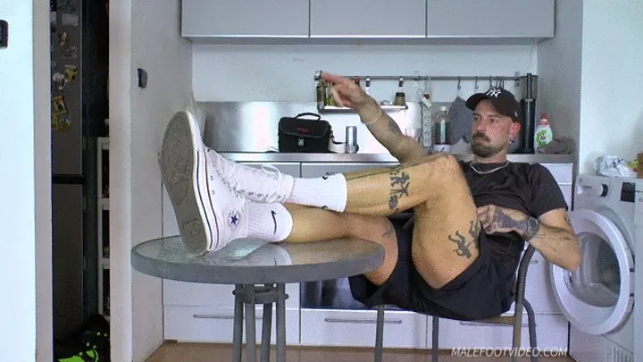 Czechmalefoot Video Store - Barefoot hot guy Martex PART 1 hot Converse sneakers