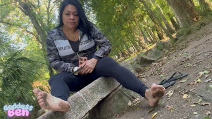 Goddess Beh - Public Dirty Feet Humiliation – Goddess Beh # SD MOBILE