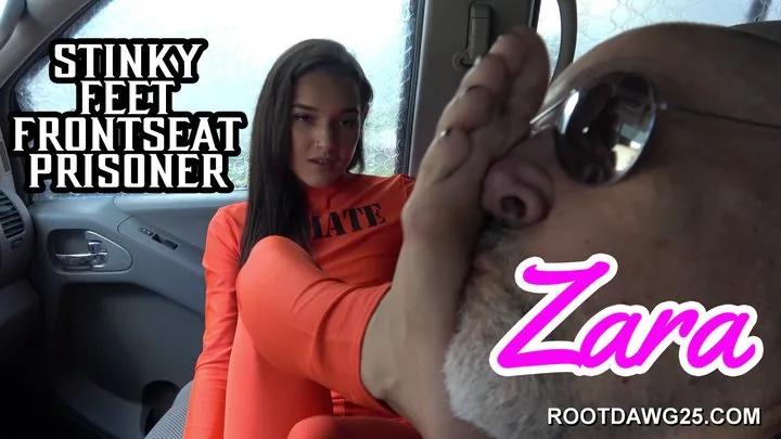 Foot Fetish By Rootdawg25 - Zara - Stinky Feet Frontseat Prisoner 1080p MP4