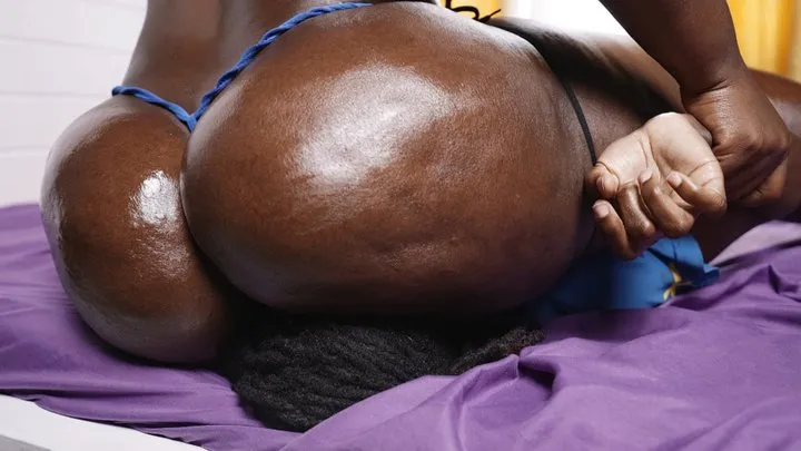Black Meaty Asses - Meaty fleshy donkey torments Zoe with extremely eggy farts