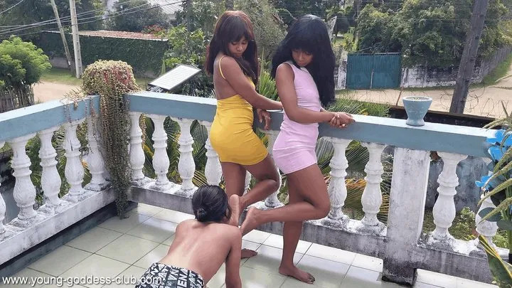 Young Goddess Club - GODDESS SABRINA & GODDESS MARINA - SLAVE KAY - FETISH TRAINING FOR SUB, STUDENT AND SLAVE OF 2 BRATTIES - DRESSAGE FETICHISTE POUR SOUMIS, ETUDIANT ESCLAVE DE 2 PESTES - ULTRA HD 4K