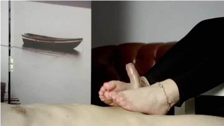 Polish Mistress Clips - Special Footjob Made By Weronika In Black Zentai Costume - Part 2