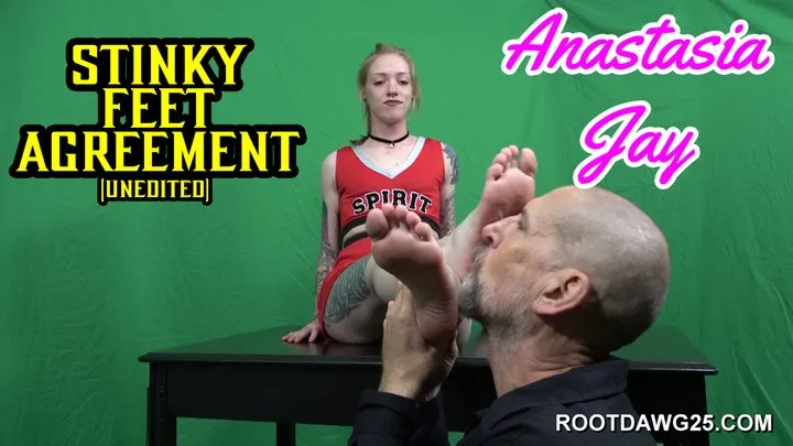 Rootdawg25 Dirty Feet - Anastasia Jay - Stinky Feet Agreement (unedited)