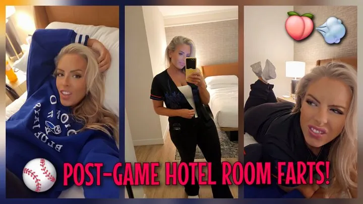 Vicktoria Tacos Fart Fetish Flirt - World Series Fart Fest and Trash Talk Post Game Hotel Room Fart Compilation