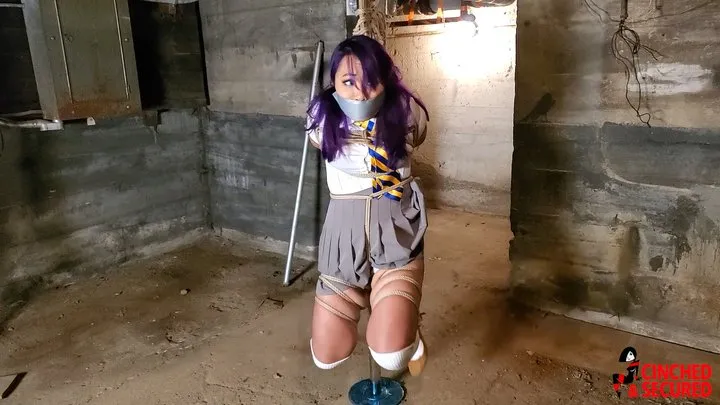 Cinched And Secured - Katana - Basement Bound Brat Won't Escape (WMV Format)