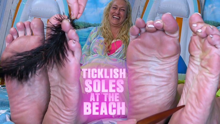 Seechelle The Goddess - Tickling SeeChelle’s Soles at the Beach UHD