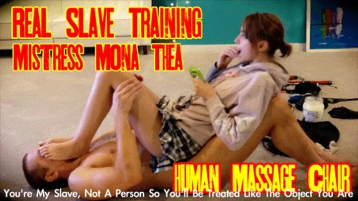 Domina Planet - Real Slave Training: Mistress Mona Thea - Be My Massage Chair (HD 4K MP4)