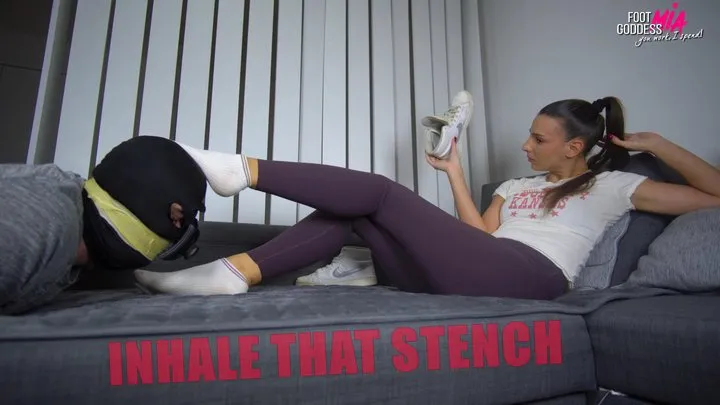 Foot Goddess Mia Pov - No Air Without My Socks & Sneakers 4K