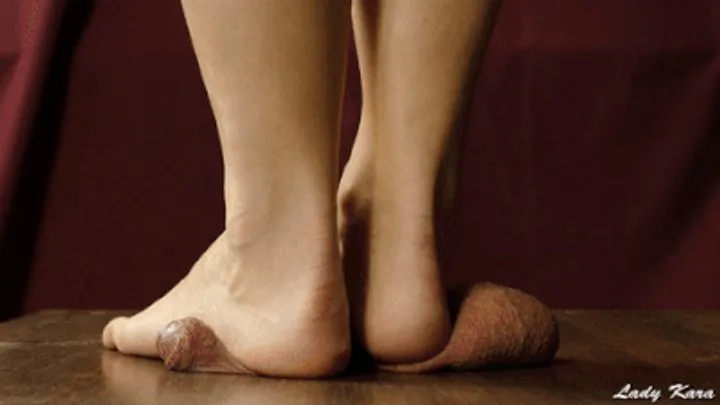 Lady Kara - Bare Heels Crushing Dick with No Mercy (1080HD)