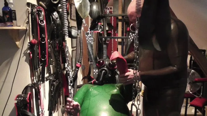 Rubbersubmission Clip Store - Hardcore Green Rubber Bondage