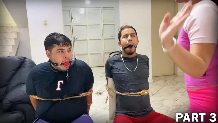 Femdom Bondage By Selfgags - Chubby Boy Owned by His Psycho Ex-Girlfriend and Her Henchman – Part 3 (Full HD 1080p)