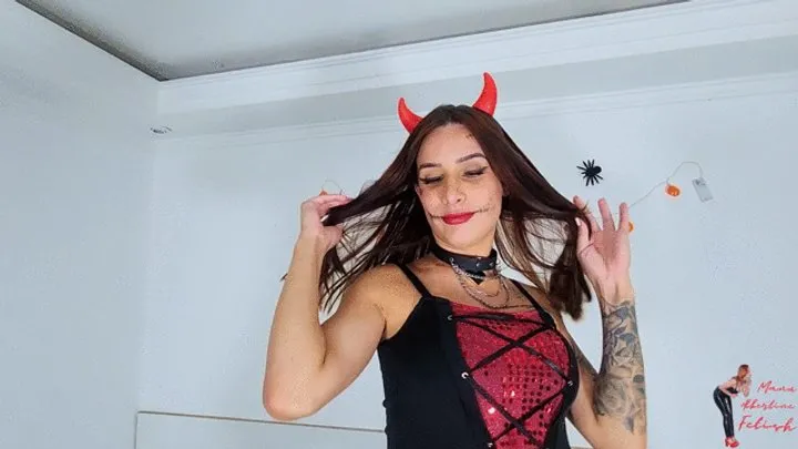 Manu Albertine Feet - Foot gagging hangover halloween, part 1, by Jeniffer Carter and Slave, FULL HD