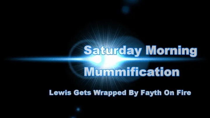 Fayth On Fire Fetish Films - Goddess Fayth Mummifies Slave lewis In Duct Tape - WMV
