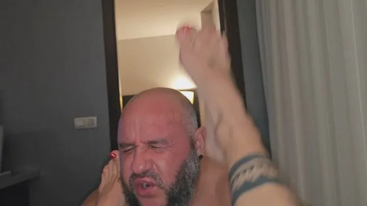 Danaxmuscles - Foot job and hardcore foot fetish Part 2