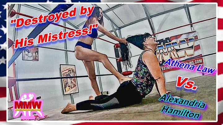 Modest Moms Wrestling - Destroyed by His Mistress! WMV
