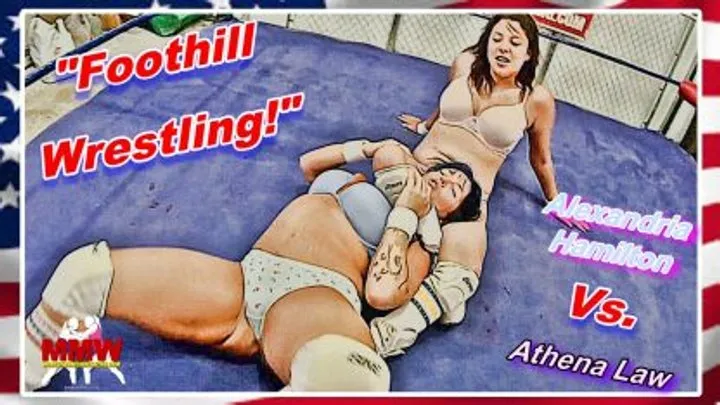 Modest Moms Wrestling - Wrestling Foothills! WMV