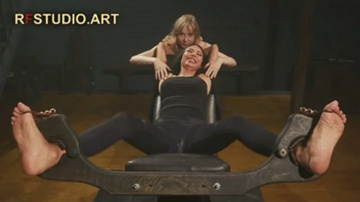 Rf Studio Production - Adriana in Stocks - Big 11 Size Feet Tickling by Mandy (FULL HD MP4)