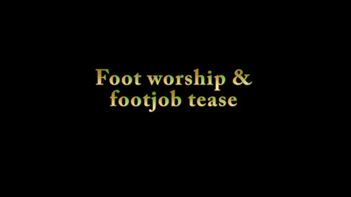 Farrah Soft Soles - Foot worship & footjob tease-MOV