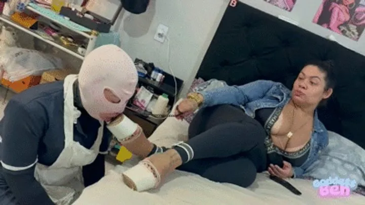 Goddess Beh - First day of my new maid (Cleaning shoes) — Goddess Beh # 720HD