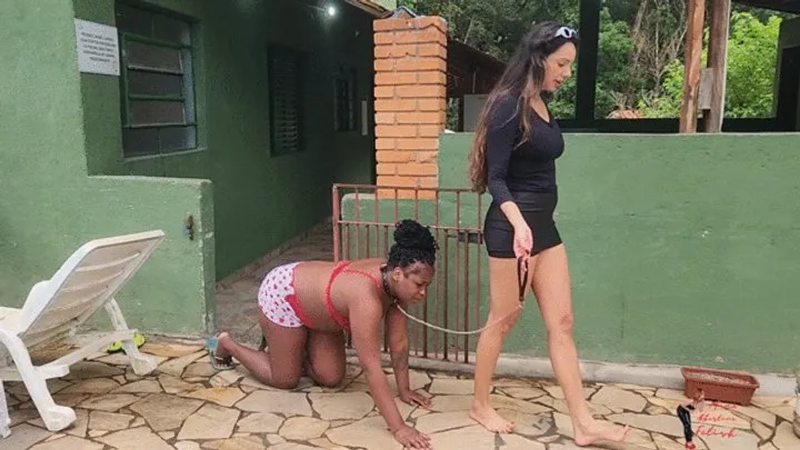 Manu Albertine Feet - Foot Worship, part 1, by Anita Tompson and Slave Nanda, FULL HD
