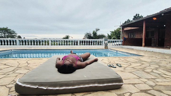 Babiventurafetish - Sitting on your face to contemplate the sun from my summer house By Britney Hunter and Monique Cam Babi
