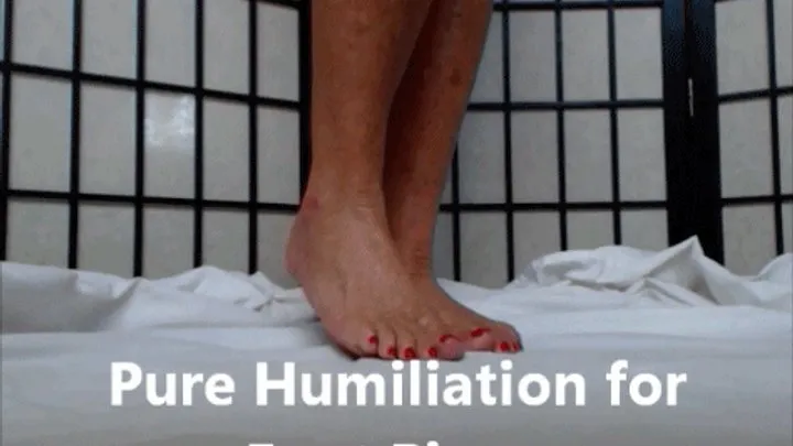 Femdom And Fetish - Foot Fetish Pure Humiliation for My Pussy Free Foot Piggy HD (MP4)