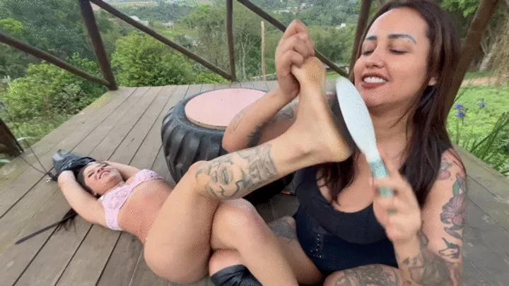 Ana Ayumi Fetish - I Tied Up My Little Princess Slave at My Ranch and Made Her Laugh a Lot Part 3 By Babi Ventura And Ana Ayumi Cam Full HD