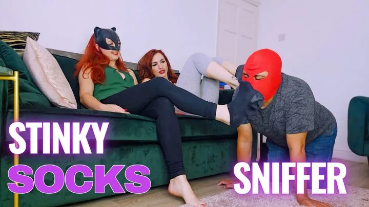 Mistress Claire Delacroix - MCD - STINKY SOCKS SNIFFER - Full HD