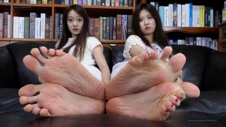 Sexy Asian Girls Feet - The playful and adorable Asian girls Meinv and Baby flaunt their sexy feet1 HD