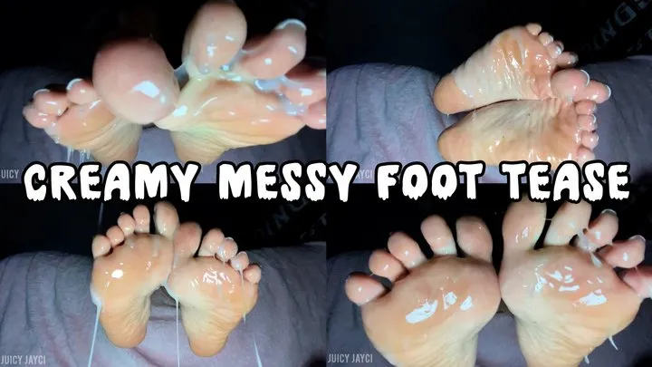Juicy Jayci's Fetish Clips - Sparkly Pedicure Creamy Foot Tease (WMV)