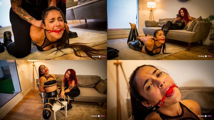 Bondage Kitties - Sexy Evil Boss Tied and Punished - Spanish(sub:English), MP4, FULLHD 1080