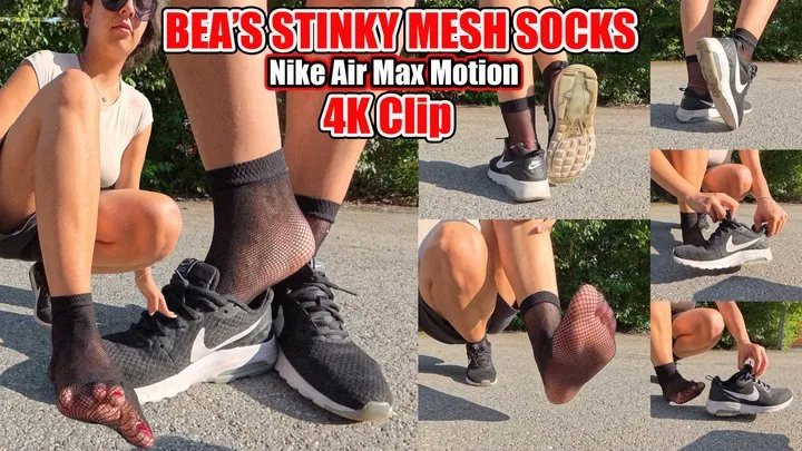 Vr Feet Clips - Eating Girls Clips - 4k | WORN-OUT NIKE AIR MAX MOTION POV VR 8K 4K – BEA’S STINKY MESH SOCKS RED CHEESE FEET SWEATY FOOT-NOSE EXPLOSION WITH TOE-WIGGLING & STEAMY FOOT SMELL!