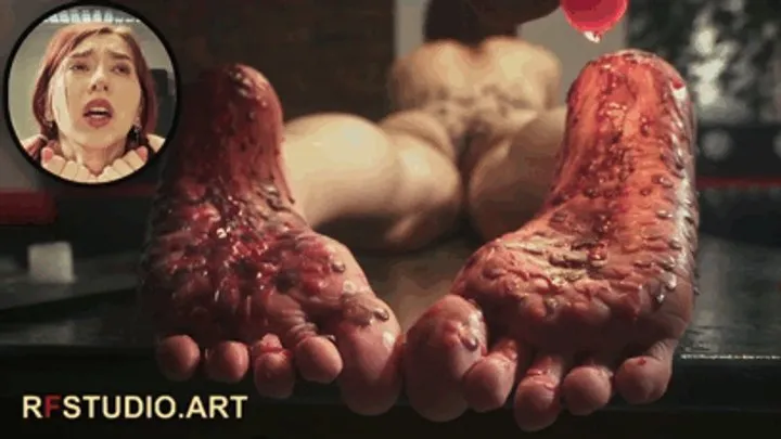 Rf Studio Production - Daria - Hot Wax Play with Her Beautiful Feet (FULL HD MP4)