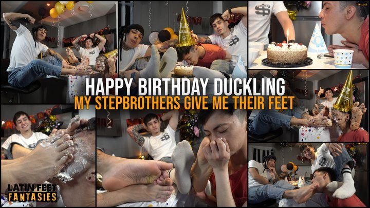 Latin Feet Fantasies - Nate and Kent give me their feet as a birthday present